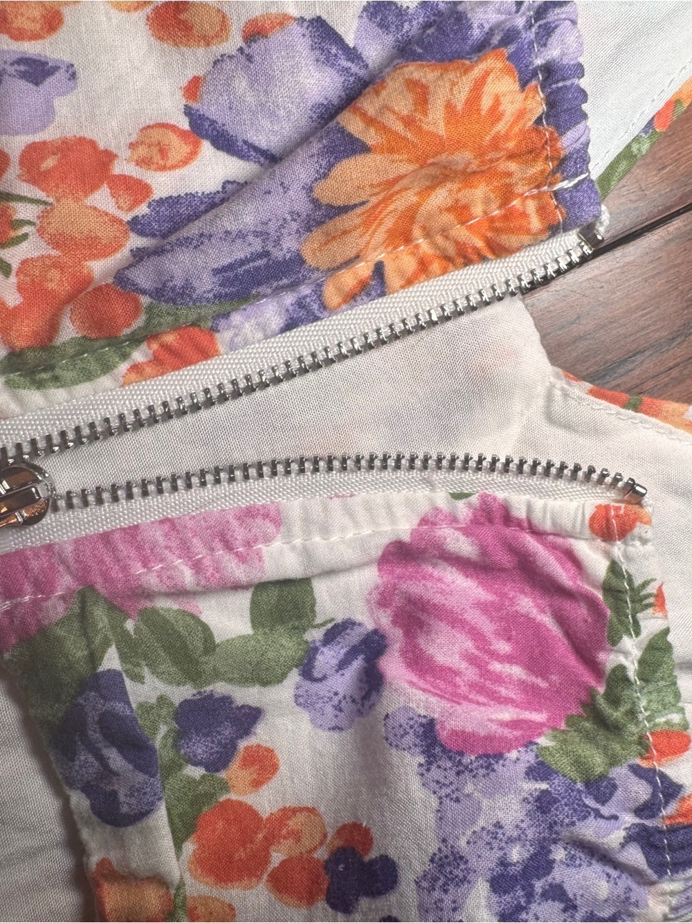Princess Polly Floral Corset Style Crop Top Adjustable Straps US Size 4 - Picture 6 of 12